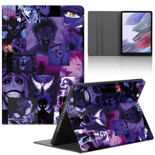 Tablet Hülle für Apple iPad (2020)/8th Gen 10.2‘’, Anders Anime Muster Solo Leveling Naruto Schutzhülle PU Leder Flip Protective Cover Stoßfest Verstellbar Ständer Tablet Case Junge von Yomyejisoo