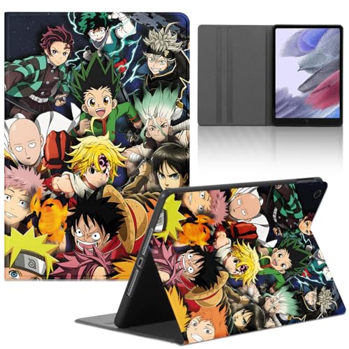 Tablet Hülle für Lenovo Tab M10 Plus (3rd Gen) 10.61‘’, Anders Anime Muster One Piece Naruto Hunter Schutzhülle PU Leder Flip Protective Cover Stoßfest Verstellbar Ständer Tablet Case Junge von Yomyejisoo