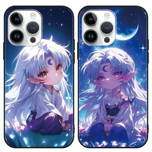 Yomyejisoo 2 Stück Handyhülle für Xiaomi 14T Hülle 6.67'', Anime Inuyasha Higurashi mit Motiv Designs Manga Case Schutz Schutzhülle Stoßfest TPU Weich Ultra Dünn Karikatur Cartoon Cover -Schwarz Yomyejisoo 2 Stück Handyhülle für Xiaomi 14T Hülle 6.67'', Anime Inuyasha Higurashi mit Motiv Designs Manga Case Schutz Schutzhülle Stoßfest TPU Weich Ultra Dünn Karikatur Cartoon Cover -Schwarz von Yomyejisoo