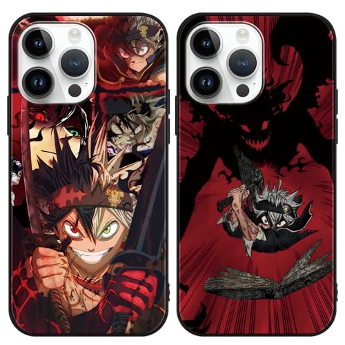 Yomyejisoo 2 Stück Handyhülle für Xiaomi Redmi 13C Hülle 6.74 Zoll, Anime Black Rover Asta Manga Anime Ästhetik mit Motiv Designs Case Schutzhülle Stoßfest TPU Weich Ultra Dünn Cover Yomyejisoo 2 Stück Handyhülle für Xiaomi Redmi 13C Hülle 6.74 Zoll, Anime Black Rover Asta Manga Anime Ästhetik mit Motiv Designs Case Schutzhülle Stoßfest TPU Weich Ultra Dünn Cover von Yomyejisoo