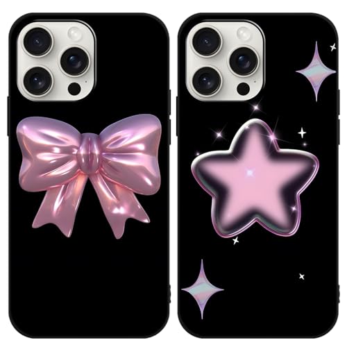 Yomyejisoo 2 Stück Handyhülle für Xiaomi Redmi 9C/Redmi 9C NFC Hülle 6,53",Cartoon Cute TPU Bow Rosa Schleifenband Stern Muster Aesthetic Design Frauen Mädchen Case,Stoßfest Kratzfeste Schutzhülle Yomyejisoo 2 Stück Handyhülle für Xiaomi Redmi 9C/Redmi 9C NFC Hülle 6,53",Cartoon Cute TPU Bow Rosa Schleifenband Stern Muster Aesthetic Design Frauen Mädchen Case,Stoßfest Kratzfeste Schutzhülle von Yomyejisoo