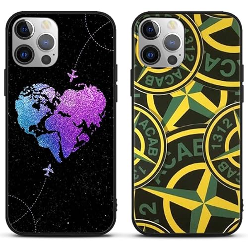 Yomyejisoo 2 Stück Handyhülle für iPhone 11 6.1" Stone Island Cool Classic ästhetisches Muster Design Jungs mit Motiv, Weich TPU Stoßfest Kratzfeste Silikon Matt Case Cover,cool2 Yomyejisoo 2 Stück Handyhülle für iPhone 11 6.1" Stone Island Cool Classic ästhetisches Muster Design Jungs mit Motiv, Weich TPU Stoßfest Kratzfeste Silikon Matt Case Cover,cool2 von Yomyejisoo