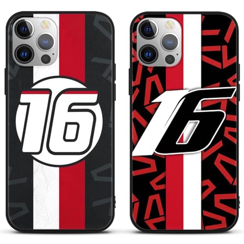 Yomyejisoo 2 Stück Junge Schutzhülle für iPhone 13 iPhone 14 6.1", Charles Leclerc Muster 16 Legende Rennen Player Motiv mit Süßes Weich TPU Silikon Stoßfest Kratzfeste Handyhülle, Cool 02 Yomyejisoo 2 Stück Junge Schutzhülle für iPhone 13 iPhone 14 6.1", Charles Leclerc Muster 16 Legende Rennen Player Motiv mit Süßes Weich TPU Silikon Stoßfest Kratzfeste Handyhülle, Cool 02 von Yomyejisoo