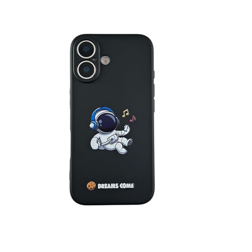 Yonds Queen Schutzhülle für iPhone 16 Plus, niedlich, cooles Cartoon-Astronaut, Weltraum, Planet, Raketen-Design, stilvolle Stoßstange, rutschfest, stoßfest, modische Schutzhülle für iPhone 16 Plus Yonds Queen Schutzhülle für iPhone 16 Plus, niedlich, cooles Cartoon-Astronaut, Weltraum, Planet, Raketen-Design, stilvolle Stoßstange, rutschfest, stoßfest, modische Schutzhülle für iPhone 16 Plus von Yonds Queen