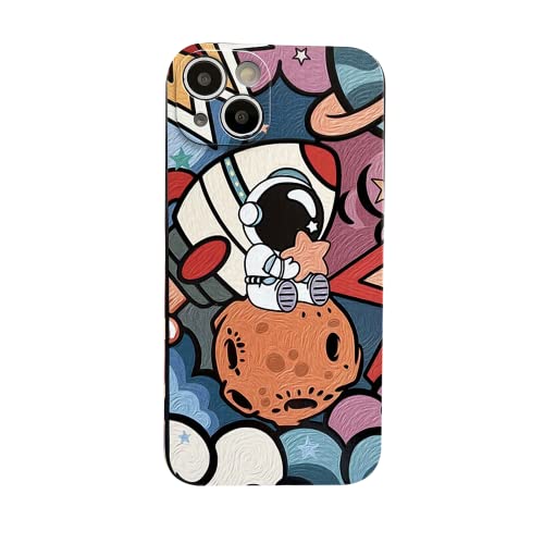 Yonds Queen für iPhone 7 Plus / 8 Plus Niedliches Hülle, Cool Cartoon Astronaut Space Planet Design Stilvoll Stoßstange weiches TPU rutschfeste Stoßfeste Schutzhülle (iPhone 7 Plus / 8 Plus, Planet) Yonds Queen für iPhone 7 Plus / 8 Plus Niedliches Hülle, Cool Cartoon Astronaut Space Planet Design Stilvoll Stoßstange weiches TPU rutschfeste Stoßfeste Schutzhülle (iPhone 7 Plus / 8 Plus, Planet) von Yonds Queen