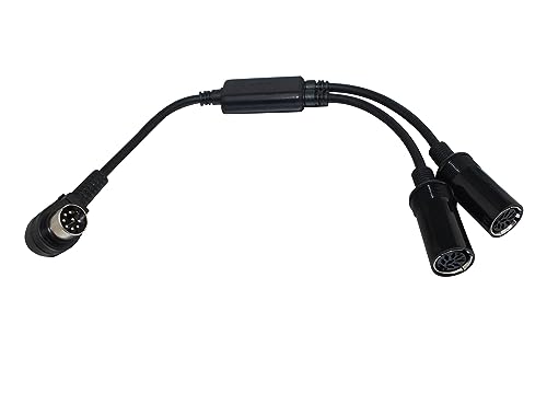 Yongjiangxia CD-Wechselkabel für MBUS 8-poliger Stecker auf zwei Buchsen, Y-Kabel, volle Pins, Auto-Audiokabel Yongjiangxia CD-Wechselkabel für MBUS 8-poliger Stecker auf zwei Buchsen, Y-Kabel, volle Pins, Auto-Audiokabel von Yongjiangxia