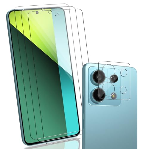 Yonntmmi Schutzfolie für Xiaomi Redmi Note 13 5g für Panzerglas, 3 Stück Panzer Schutz Glas Schutzfolie mit 1 Stück Kameraschutz Schutzglas, HD/9H Härte/Kratzfest Panzerfolie für Redmi Note 13 5g Yonntmmi Schutzfolie für Xiaomi Redmi Note 13 5g für Panzerglas, 3 Stück Panzer Schutz Glas Schutzfolie mit 1 Stück Kameraschutz Schutzglas, HD/9H Härte/Kratzfest Panzerfolie für Redmi Note 13 5g von Yonntmmi
