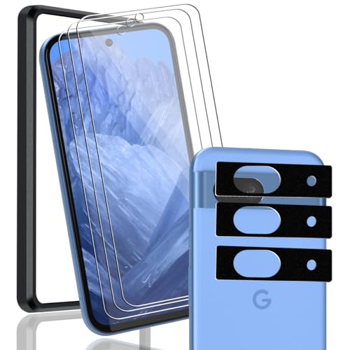 Yonntmmi Schutzfolie für Google Pixel 8a für Panzerglas, 3 Stück Panzer Schutz Glas Schutzfolie mit 1 Stück Kameraschutz Schutzglas, HD/9H Härte/Kratzfest Panzerfolie für Google Pixel 8a Yonntmmi Schutzfolie für Google Pixel 8a für Panzerglas, 3 Stück Panzer Schutz Glas Schutzfolie mit 1 Stück Kameraschutz Schutzglas, HD/9H Härte/Kratzfest Panzerfolie für Google Pixel 8a von Yonntmmi