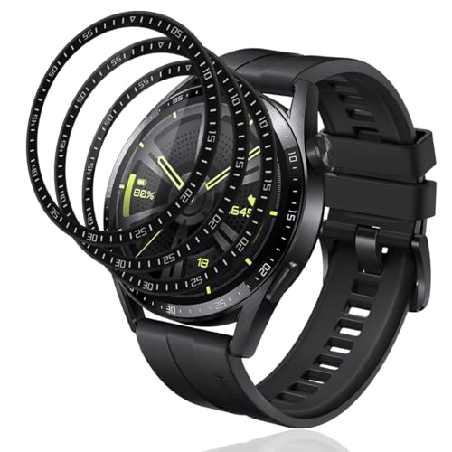 Yonntmmi Schutzfolie für Huawei Watch GT 3 Pro 46mm 3 Stück für Panzerglas Gehärtetes Glas Bildschirmschutzfolie,3D Gebogene vollständige Bubble volle Abdeckung für Huawei Watch GT 3 Pro 46mm Yonntmmi Schutzfolie für Huawei Watch GT 3 Pro 46mm 3 Stück für Panzerglas Gehärtetes Glas Bildschirmschutzfolie,3D Gebogene vollständige Bubble volle Abdeckung für Huawei Watch GT 3 Pro 46mm von Yonntmmi