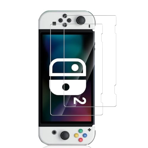 Yonntmmi Schutzfolie für Nintendo Switch 2 2 Stück für Panzerglas Gehärtetes Glas Bildschirmschutzfolie,3D Gebogene vollständige Bubble volle Abdeckung für Nintendo Switch 2 Yonntmmi Schutzfolie für Nintendo Switch 2 2 Stück für Panzerglas Gehärtetes Glas Bildschirmschutzfolie,3D Gebogene vollständige Bubble volle Abdeckung für Nintendo Switch 2 von Yonntmmi