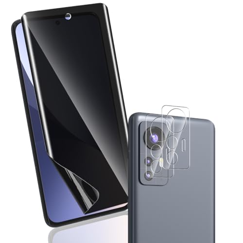 Yonntmmi TPU Schutzfolie für Xiaomi 12 Sichtschutz, 1 Stück Anti-Spähen Privatsphäre Schützen Schutzfolie mit 2 Stück Kameraschutz, Anti-Spy TPU-Folie für Panzerglas für Xiaomi 12 Yonntmmi TPU Schutzfolie für Xiaomi 12 Sichtschutz, 1 Stück Anti-Spähen Privatsphäre Schützen Schutzfolie mit 2 Stück Kameraschutz, Anti-Spy TPU-Folie für Panzerglas für Xiaomi 12 von Yonntmmi