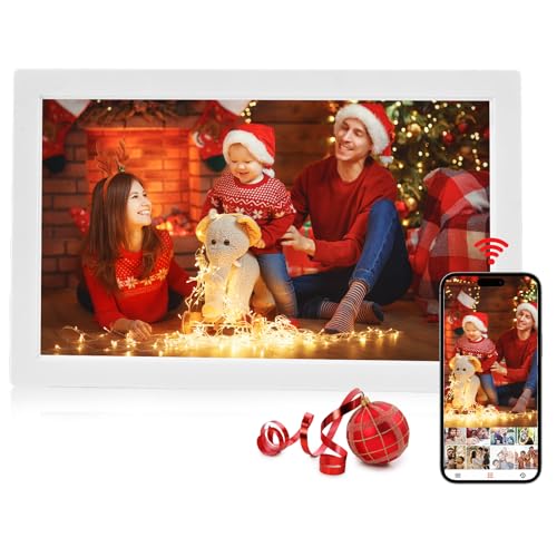 Yontwe Digitaler Fotorahmen 15.6 Zoll WiFi digitaler Bilderrahmen 1920 * 1080 Hochauflösender Foto-/Musik-/Video-Player Intelligenter digitaler Bilderrahmen Teilen Sie Fotos/Videos sofort Yontwe Digitaler Fotorahmen 15.6 Zoll WiFi digitaler Bilderrahmen 1920 * 1080 Hochauflösender Foto-/Musik-/Video-Player Intelligenter digitaler Bilderrahmen Teilen Sie Fotos/Videos sofort von Yontwe