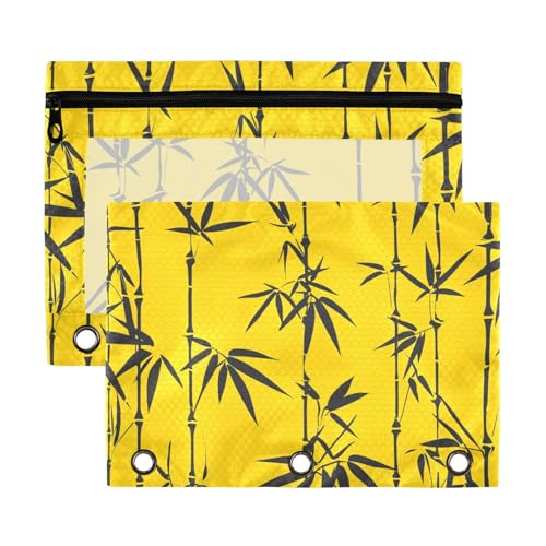 Gelbe Bindertaschen mit Sichtfenster, große und stabile Taschen, 3-fach gelocht, zur Aufbewahrung von Schulen, Studenten, Lehrerbedarf, mehrfarbig, 2 Stück Gelbe Bindertaschen mit Sichtfenster, große und stabile Taschen, 3-fach gelocht, zur Aufbewahrung von Schulen, Studenten, Lehrerbedarf, mehrfarbig, 2 Stück von Yoogain