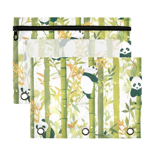 Grüner Panda, künstlerische Cartoon-Reißverschlusstaschen, mit transparentem Fenster, Taschen in verschiedenen Farben, 3 Ringe zur Aufbewahrung von Schulen, Studenten, Lehrerbedarf, mehrfarbig, 2 Grüner Panda, künstlerische Cartoon-Reißverschlusstaschen, mit transparentem Fenster, Taschen in verschiedenen Farben, 3 Ringe zur Aufbewahrung von Schulen, Studenten, Lehrerbedarf, mehrfarbig, 2 von Yoogain