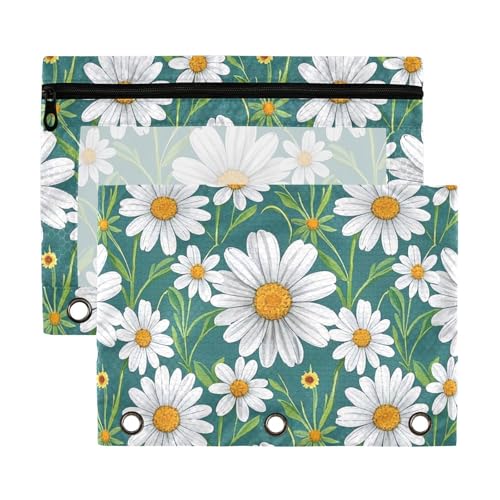 Ordnertaschen mit 3 Ringen und transparenten Fensterringen in verschiedenen Farben, 3 Ringe, für Schule, Klasse, Büro, Organizer, mehrfarbig, 2 Stück Ordnertaschen mit 3 Ringen und transparenten Fensterringen in verschiedenen Farben, 3 Ringe, für Schule, Klasse, Büro, Organizer, mehrfarbig, 2 Stück von Yoogain