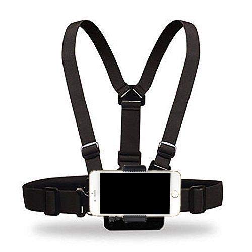 Yoogeer iPhone X 8 7 6 + Samsung Galaxy Note LG Sony Harness Handy Halter Brustgurt mit Smartphone Clip Yoogeer iPhone X 8 7 6 + Samsung Galaxy Note LG Sony Harness Handy Halter Brustgurt mit Smartphone Clip von Yoogeer