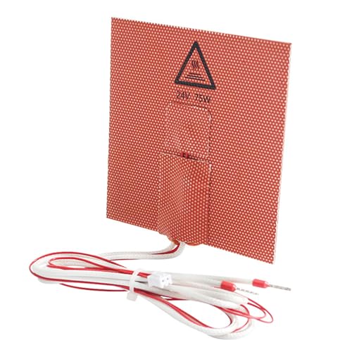 Yooghuge Anpassbares Heizkissen Für VONON0.1/0.2 3D Druck Schnelles Aufheizen Flexibel Leicht Und Langlebig 235 X 235 Mm Heizmatten von Yooghuge