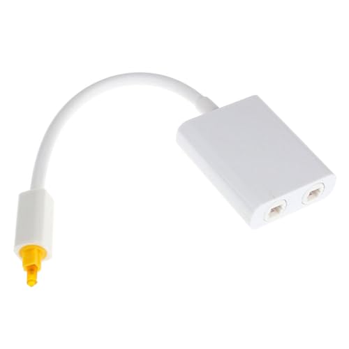 Yooghuge Auditory Splitter 1 In 2 Out Digital Auditory Optical Kabeladapter Für Einfache Installation Mehrere Gerätekompatibilität Yooghuge Auditory Splitter 1 In 2 Out Digital Auditory Optical Kabeladapter Für Einfache Installation Mehrere Gerätekompatibilität von Yooghuge
