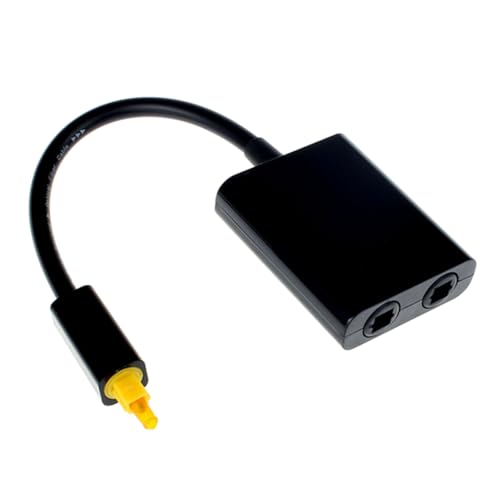 Yooghuge Auditory Splitter 1 In 2 Out Digital Auditory Optical Kabeladapter Für Einfache Installation Mehrere Gerätekompatibilität Yooghuge Auditory Splitter 1 In 2 Out Digital Auditory Optical Kabeladapter Für Einfache Installation Mehrere Gerätekompatibilität von Yooghuge