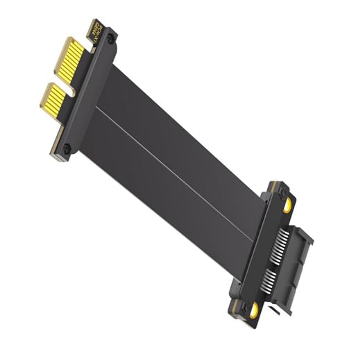 Yooghuge PCIE4.0 1X Verlängerungskabel 180-Grad Zu-180-Grad Grafikkarten Extender Desktop Computer Motherboard Adapter von Yooghuge