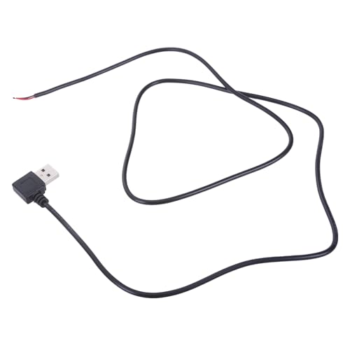 Yooghuge Stromversorgungskabel 2-polig Blanker Draht 22 AWG USB Stecker Ladekabel USB Kabel Mit Offenem Ende Für Reparatur LED Licht Lüfter 30 Cm/100 Cm/200 cm Stromversorgungskabel 22 AWG USB von Yooghuge