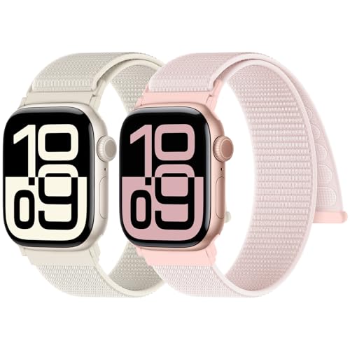 Yoohoo 2 Stück Nylon Armband Kompatibel mit Apple Watch Armband 49mm 46mm 45mm 44mm 42mm 41mm 40mm 38mm Damen Herren,Sport Loop Ersatzarmband für iWatch Band Series 10 9 SE Ultra 8 7 6 5 4 3 2 1 Yoohoo 2 Stück Nylon Armband Kompatibel mit Apple Watch Armband 49mm 46mm 45mm 44mm 42mm 41mm 40mm 38mm Damen Herren,Sport Loop Ersatzarmband für iWatch Band Series 10 9 SE Ultra 8 7 6 5 4 3 2 1 von Yoohoo