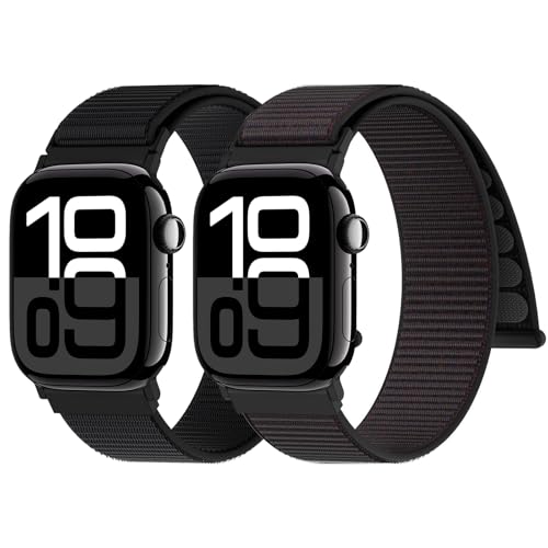 Yoohoo 2 Stück Nylon Armband Kompatibel mit Apple Watch Armband 49mm 46mm 45mm 44mm 42mm 41mm 40mm 38mm Damen Herren,Sport Loop Ersatzarmband für iWatch Band Series 10 9 SE Ultra 8 7 6 5 4 3 2 1 Yoohoo 2 Stück Nylon Armband Kompatibel mit Apple Watch Armband 49mm 46mm 45mm 44mm 42mm 41mm 40mm 38mm Damen Herren,Sport Loop Ersatzarmband für iWatch Band Series 10 9 SE Ultra 8 7 6 5 4 3 2 1 von Yoohoo