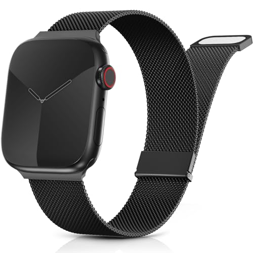 Yoohoo Armbänder Kompatibel mit Apple Watch Armband 40mm 41mm 42mm 49mm 45mm 44mm 38mm für Damen/Herren Prämie Edelstahl Metall Ersatz Armband für Apple Watch Ultra Ultra2 SE Series 9 8 7 6 5 4 3 2 1 von Yoohoo