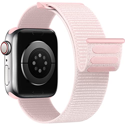 Yoohoo Nylon Armband Kompatibel mit Apple Watch Armband 40mm 41mm 38mm 44mm 45mm 49mm 42mm für Damen/Herren, Verstellbare Sport Armband kompatibel für iWatch SE Ultra Ultra2 Series 9 8 7 6 5 4 3 2 1 von Yoohoo