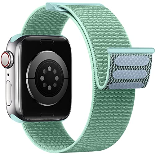 Yoohoo Nylon Armband Kompatibel mit Apple Watch Armband 40mm 41mm 38mm 44mm 45mm 49mm 42mm für Damen/Herren, Verstellbare Sport Armband kompatibel für iWatch SE Ultra Ultra2 Series 9 8 7 6 5 4 3 2 1 von Yoohoo