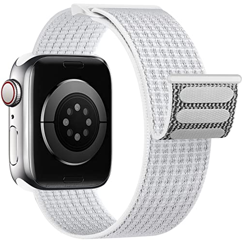 Yoohoo Nylon Armband Kompatibel mit Apple Watch Armband 40mm 41mm 38mm 44mm 45mm 49mm 42mm für Damen/Herren, Verstellbare Sport Armband kompatibel für iWatch SE Ultra Ultra2 Series 9 8 7 6 5 4 3 2 1 von Yoohoo