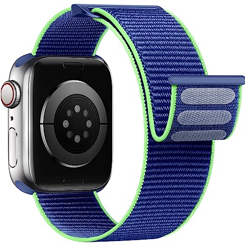 Yoohoo Nylon Armband Kompatibel mit Apple Watch Armband 40mm 41mm 42mm 38mm 46mm 44mm 45mm 49mm, Verstellbare Sport Armband für iWatch SE Ultra Ultra2 Series 10 9 8 7 6 5 4 3 2 1 Damen/Herren Yoohoo Nylon Armband Kompatibel mit Apple Watch Armband 40mm 41mm 42mm 38mm 46mm 44mm 45mm 49mm, Verstellbare Sport Armband für iWatch SE Ultra Ultra2 Series 10 9 8 7 6 5 4 3 2 1 Damen/Herren von Yoohoo