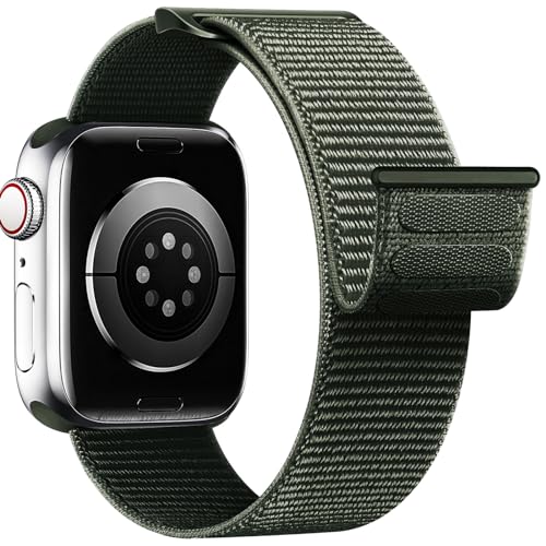 Yoohoo Nylon Armband Kompatibel mit Apple Watch Armband 40mm 41mm 42mm 38mm 46mm 44mm 45mm 49mm, Verstellbare Sport Armband für iWatch SE Ultra Ultra2 Series 10 9 8 7 6 5 4 3 2 1 Damen/Herren Yoohoo Nylon Armband Kompatibel mit Apple Watch Armband 40mm 41mm 42mm 38mm 46mm 44mm 45mm 49mm, Verstellbare Sport Armband für iWatch SE Ultra Ultra2 Series 10 9 8 7 6 5 4 3 2 1 Damen/Herren von Yoohoo