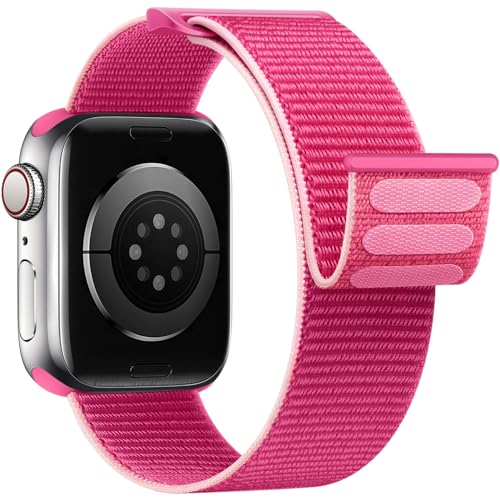 Yoohoo Nylon Armband Kompatibel mit Apple Watch Armband 40mm 41mm 42mm 38mm 46mm 44mm 45mm 49mm, Verstellbare Sport Armband für iWatch SE Ultra Ultra2 Series 10 9 8 7 6 5 4 3 2 1 Damen/Herren Yoohoo Nylon Armband Kompatibel mit Apple Watch Armband 40mm 41mm 42mm 38mm 46mm 44mm 45mm 49mm, Verstellbare Sport Armband für iWatch SE Ultra Ultra2 Series 10 9 8 7 6 5 4 3 2 1 Damen/Herren von Yoohoo