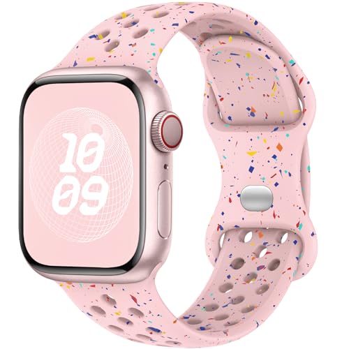 Yoohoo Sport Armband Kompatibel mit Apple Watch Armband 46mm 45mm 44mm 42mm 41mm 40mm 38mm 49mm, Umweltfreundlich Silikon Band für iWatch SE Ultra Series 10 9 8 7 6 5 4 3 2 1 für Damen Herren Yoohoo Sport Armband Kompatibel mit Apple Watch Armband 46mm 45mm 44mm 42mm 41mm 40mm 38mm 49mm, Umweltfreundlich Silikon Band für iWatch SE Ultra Series 10 9 8 7 6 5 4 3 2 1 für Damen Herren von Yoohoo