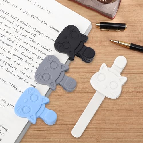 4 Stück Automatisches Lesezeichen, Silikon Lesezeichen Bookmarks for Reading Lesezeichen Personalisiert Geschenk für Lehrer Studenten Freunde 4 Stück Automatisches Lesezeichen, Silikon Lesezeichen Bookmarks for Reading Lesezeichen Personalisiert Geschenk für Lehrer Studenten Freunde von Yoosso