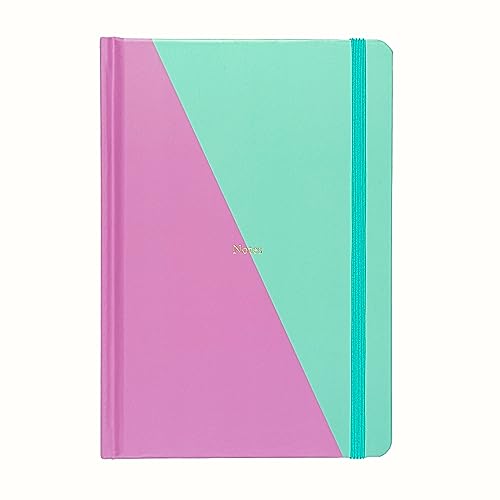Yop & Tom A5 Notizbuch mit liniertem Papier – Kontrastdesign Flieder & Mintgrün Yop & Tom A5 Notizbuch mit liniertem Papier – Kontrastdesign Flieder & Mintgrün von Yop & Tom