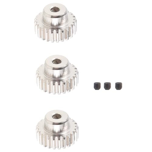 Yopeissn 3 STÜCKE 3,175 mm Welle Metallritzel Motorgetriebe 32DP 48DP 64DP M0.6 M0.8 für 1/10 1/8 RC Auto 3650 3660 Teile 24t Yopeissn 3 STÜCKE 3,175 mm Welle Metallritzel Motorgetriebe 32DP 48DP 64DP M0.6 M0.8 für 1/10 1/8 RC Auto 3650 3660 Teile 24t von Yopeissn