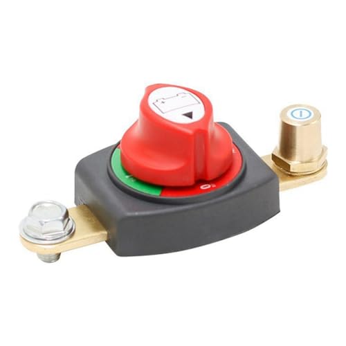 Yopeissn Batterietrennschalter, ein/Aus-Batterieisolator, Stromausfall-Hauptisolator, Leistungsschalterteile für Auto/Wohnmobil/Boot Yopeissn Batterietrennschalter, ein/Aus-Batterieisolator, Stromausfall-Hauptisolator, Leistungsschalterteile für Auto/Wohnmobil/Boot von Yopeissn