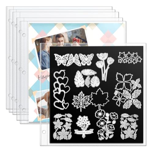 Yopeissn Scrapbook-Seitenschutz für Scrapbooking und Kartenherstellung, Gestanzte Aufbewahrung, Passt in Scrapbook-Ordner Yopeissn Scrapbook-Seitenschutz für Scrapbooking und Kartenherstellung, Gestanzte Aufbewahrung, Passt in Scrapbook-Ordner von Yopeissn