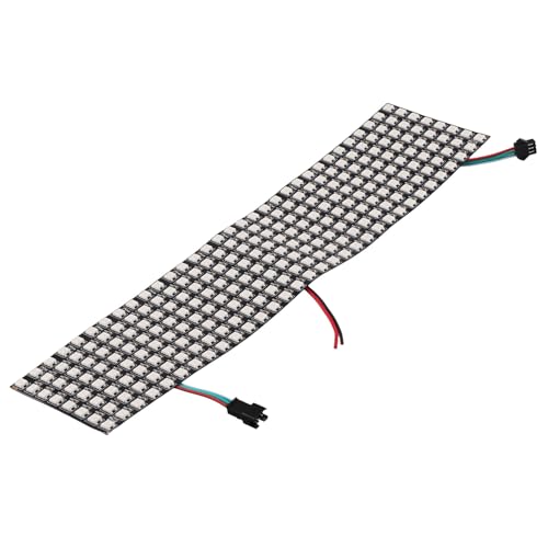 Yopeissn WS2812 LED Programmierbare Licht WS2812 RGB LED Matrix Panel Einzeln Ansteuerbar Flexibel für Video-Anzeige, DC5V (8x32) von Yopeissn