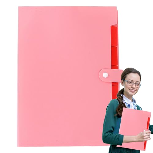 Yorajuy Aktenordner, Quittungsorganizer für Zuhause, A4, tragbar, multifunktional, mit farbigen Etiketten und 7 Taschen für Schule, Zuhause, Geschäft, Rechnungen Yorajuy Aktenordner, Quittungsorganizer für Zuhause, A4, tragbar, multifunktional, mit farbigen Etiketten und 7 Taschen für Schule, Zuhause, Geschäft, Rechnungen von Yorajuy