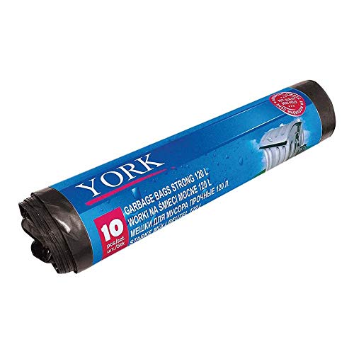 York Müllbeutel, 120L, 10 St, Kunststoff, Mehrfarbig, S, 120 von York