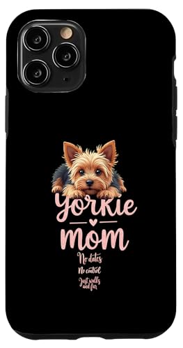 Lustiger Yorkshire Terrier Mom Dog Yorkie Mama Humor Zitat Hülle für iPhone 11 Pro von Yorkshire Terrier Fun Designs