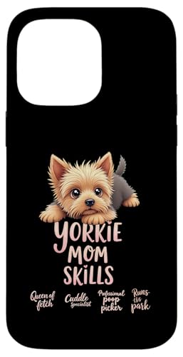 Lustiger Yorkshire Terrier Mom Dog Yorkie Mama Humor Zitat Hülle für iPhone 14 Pro Max von Yorkshire Terrier Fun Designs