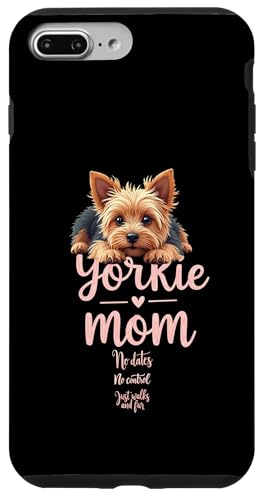 Lustiger Yorkshire Terrier Mom Dog Yorkie Mama Humor Zitat Hülle für iPhone 7 Plus/8 Plus von Yorkshire Terrier Fun Designs