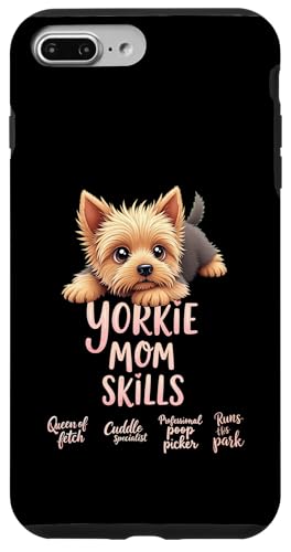 Lustiger Yorkshire Terrier Mom Dog Yorkie Mama Humor Zitat Hülle für iPhone 7 Plus/8 Plus von Yorkshire Terrier Fun Designs