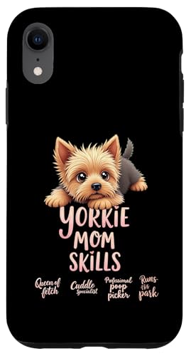 Lustiger Yorkshire Terrier Mom Dog Yorkie Mama Humor Zitat Hülle für iPhone XR von Yorkshire Terrier Fun Designs