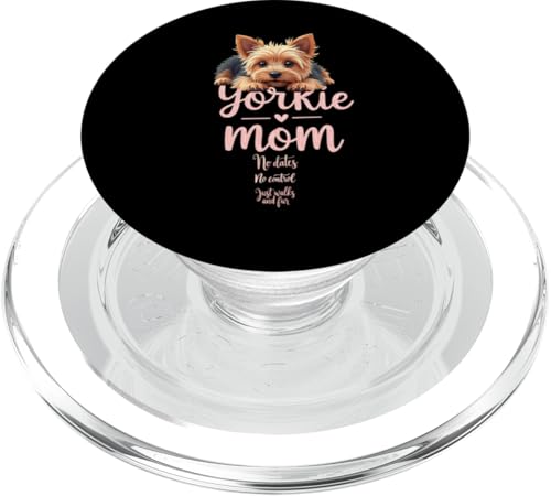 Lustiger Yorkshire Terrier Mom Dog Yorkie Mama Humor Zitat PopSockets PopGrip für MagSafe Lustiger Yorkshire Terrier Mom Dog Yorkie Mama Humor Zitat PopSockets PopGrip für MagSafe von Yorkshire Terrier Fun Designs