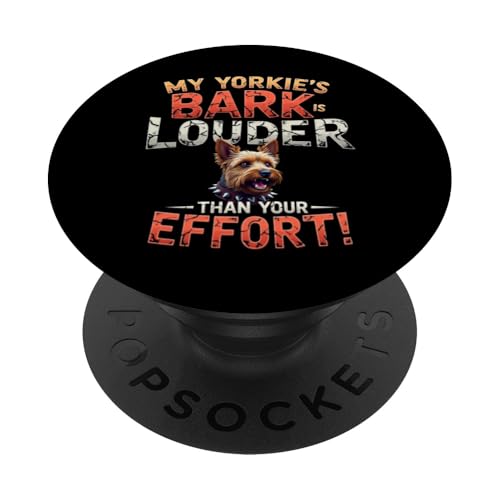 Lustiges Geschenk für Yorkshire Terrier Hundebesitzer PopSockets Klebender PopGrip Lustiges Geschenk für Yorkshire Terrier Hundebesitzer PopSockets Klebender PopGrip von Yorkshire Terrier Fun Designs